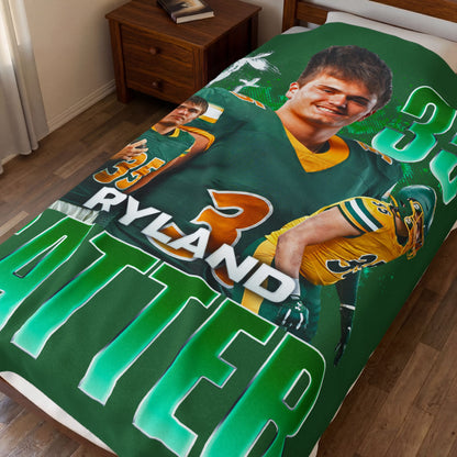 Ryland Satter 60"-80" Plush Blanket