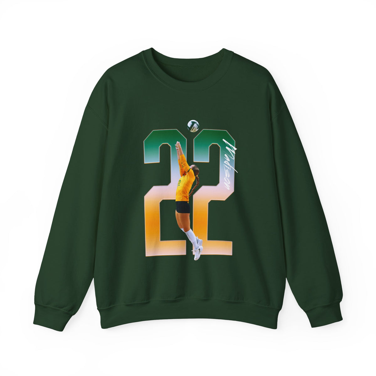 Morgan Madison Player Icon Number Crewneck Sweatshirt