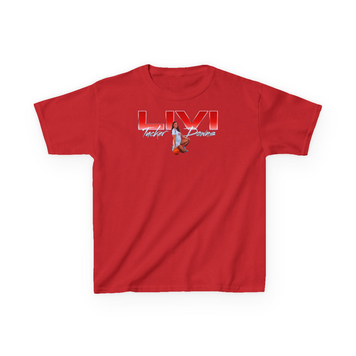 Livi Tucker Downs Big Last Name Kids Tee
