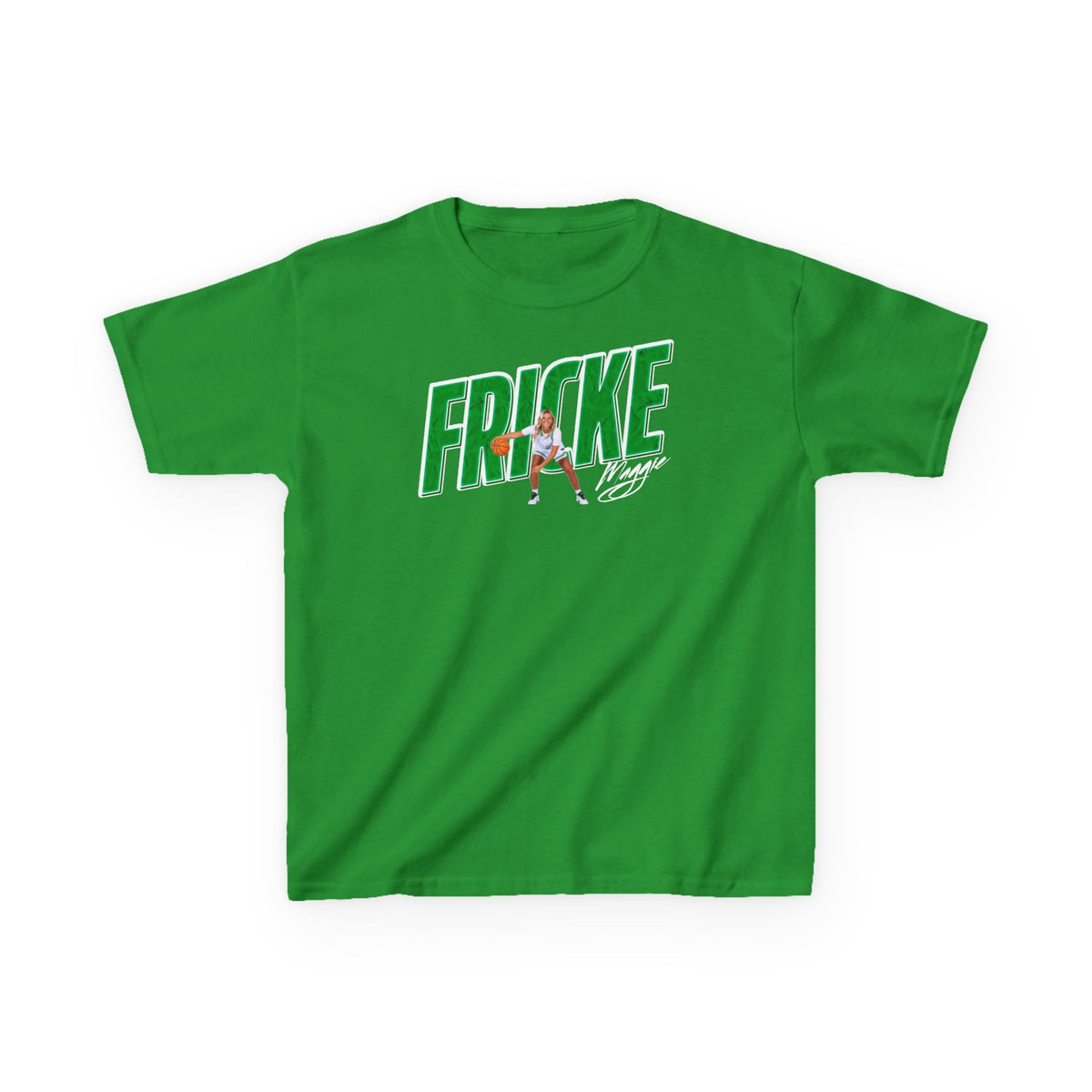 Maggie Fricke Cursive Combo Colored Kids Tee