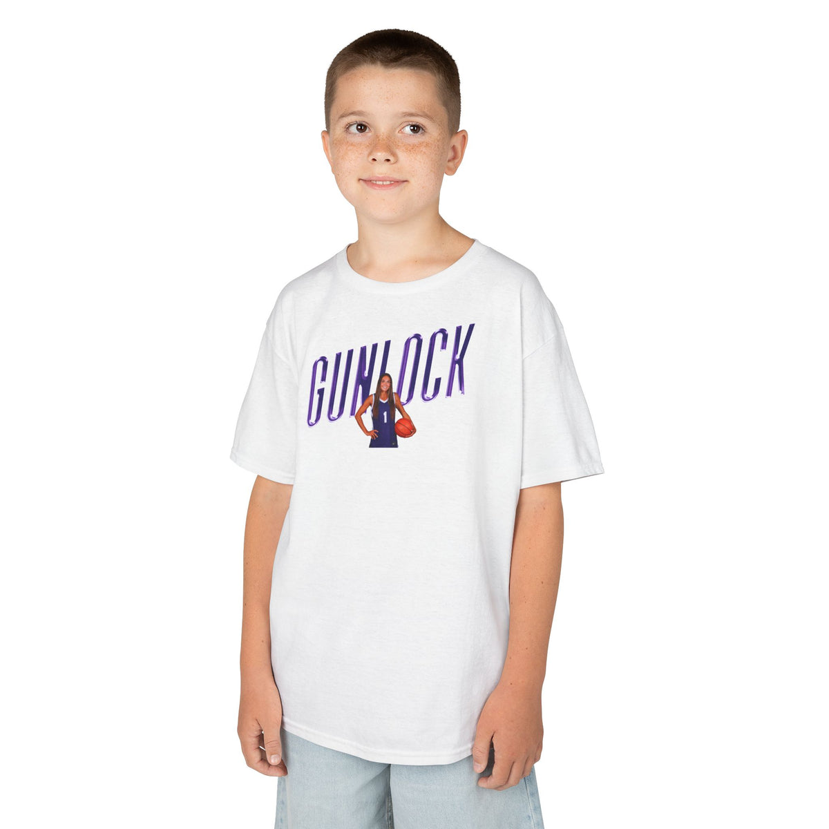 Paeten Gunlock Cursive Combo Colored Kids Tee