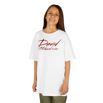 David Pritchard Cursive Name & Number Kids Tee