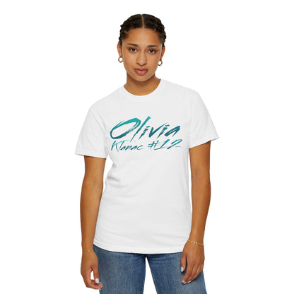 Olivia Klanac Cursive Name & Number Premium Tee