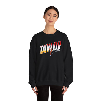 Taylor Johnson Cursive Combo Crewneck Sweatshirt