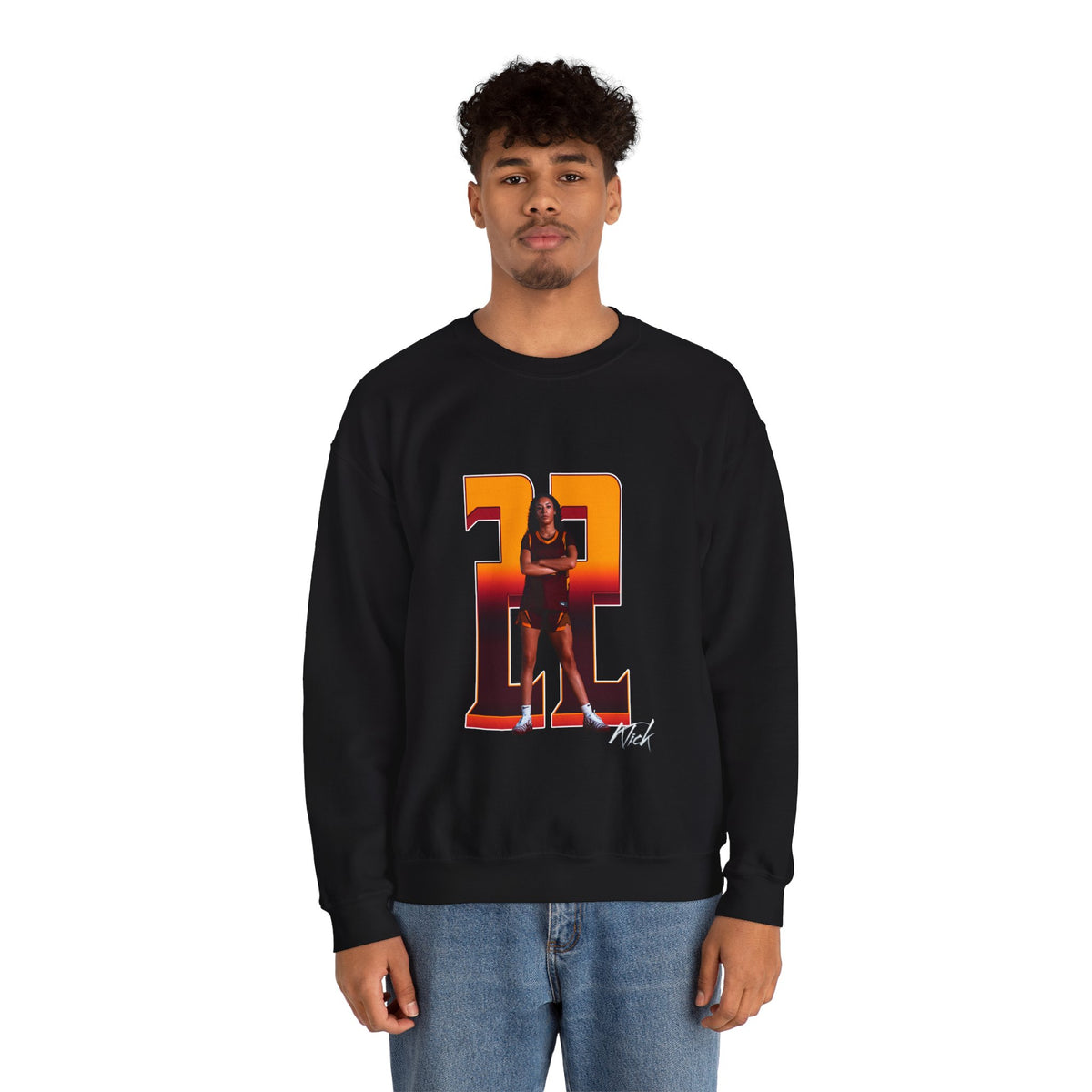 Kennedy Klick Player Icon Number Crewneck Sweatshirt