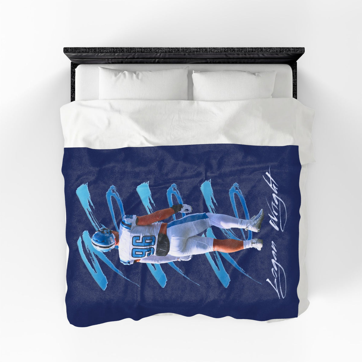 Logan Wright 60"-80" Plush Blanket