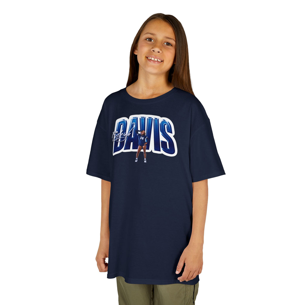 Ryleigh Davis Curved Combo Colored Kids Tee