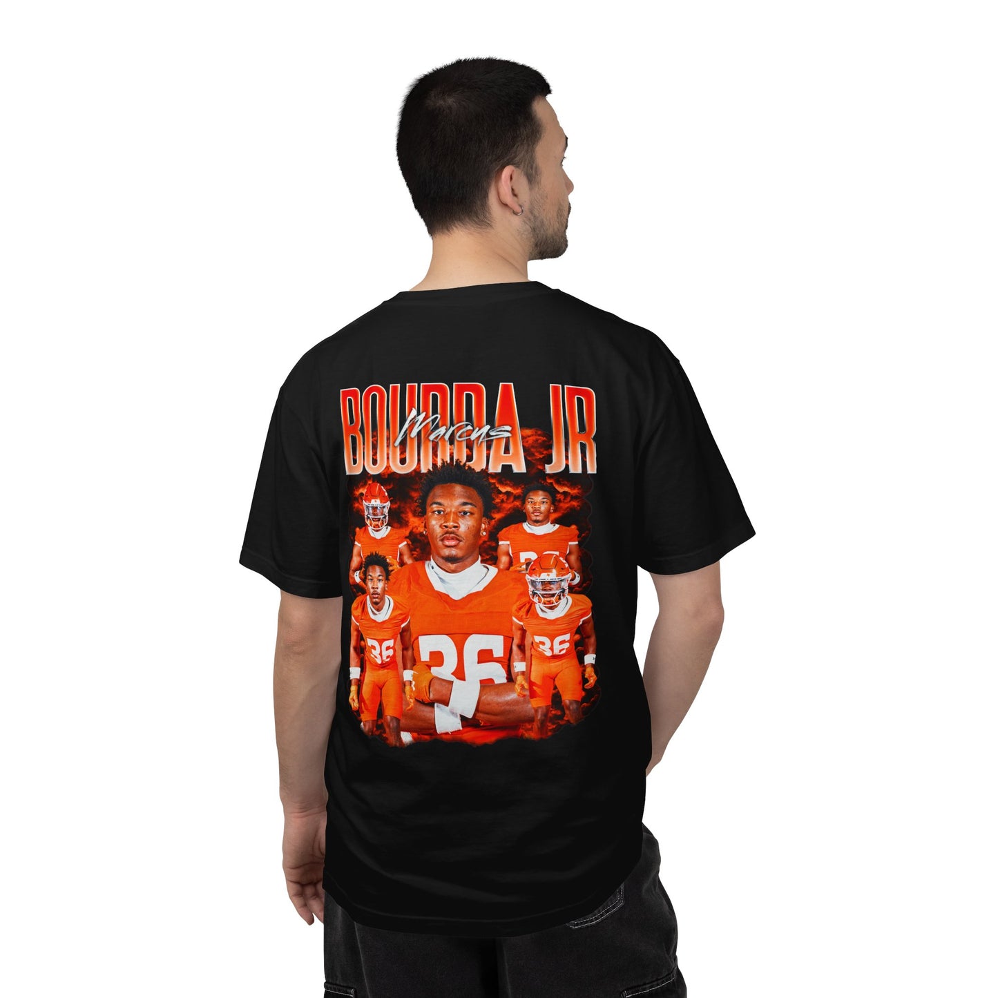 Marcus Bourda Jr. Logo Front & Back Premium Tee