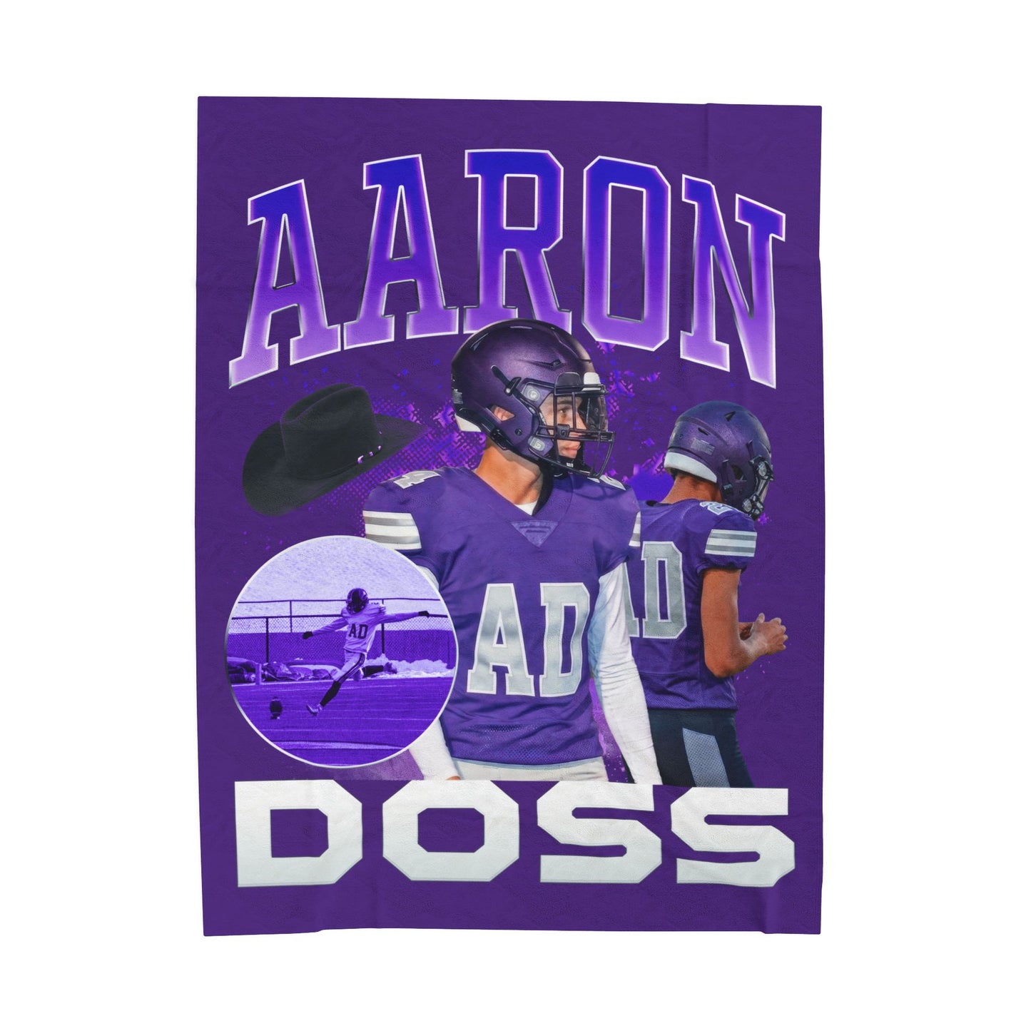 Aaron Doss 60"-80" Plush Blanket