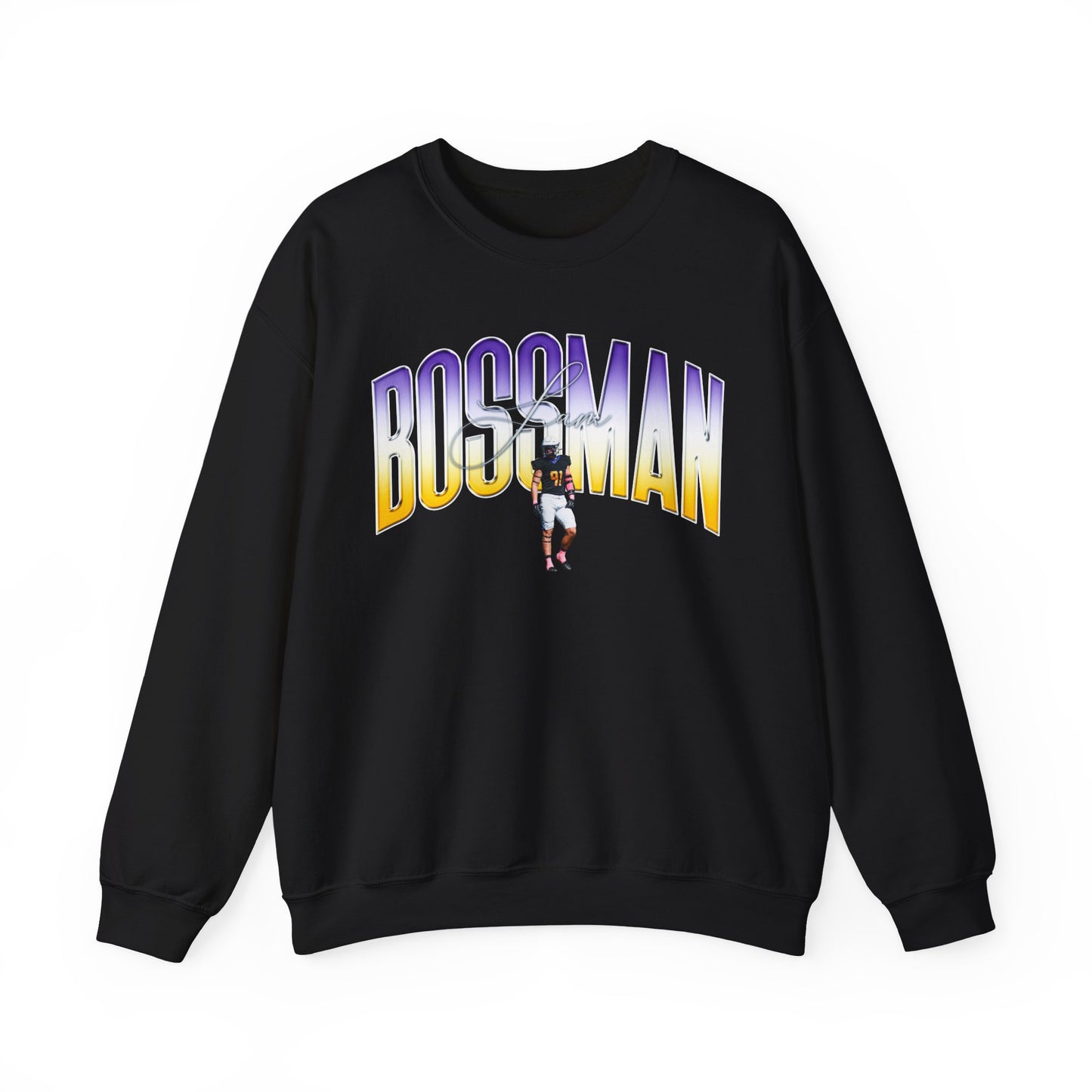 Sam Bossman Big Last Name Crewneck Sweatshirt