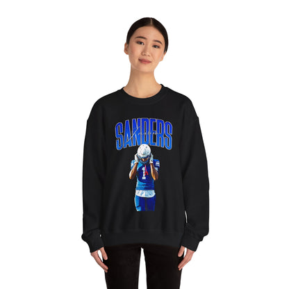 J'Marion Sanders Curved Combo Crewneck Sweatshirt