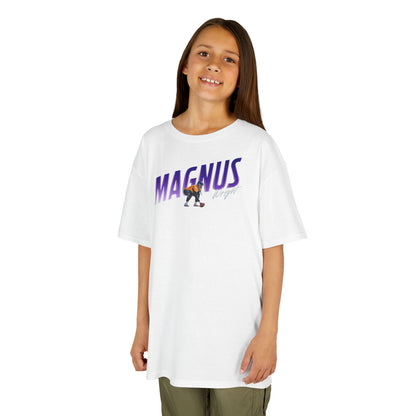 Magnus Wright Cursive Combo Colored Kids Tee
