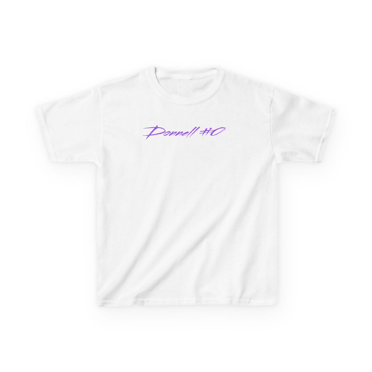 Chloe Donnell Cursive Name & Number Kids Tee