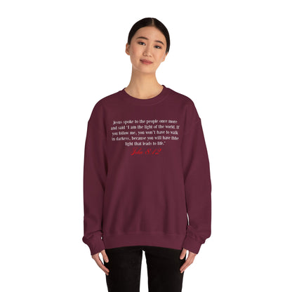 Zhakius Thomas Featured Quote Crewneck Sweatshirt