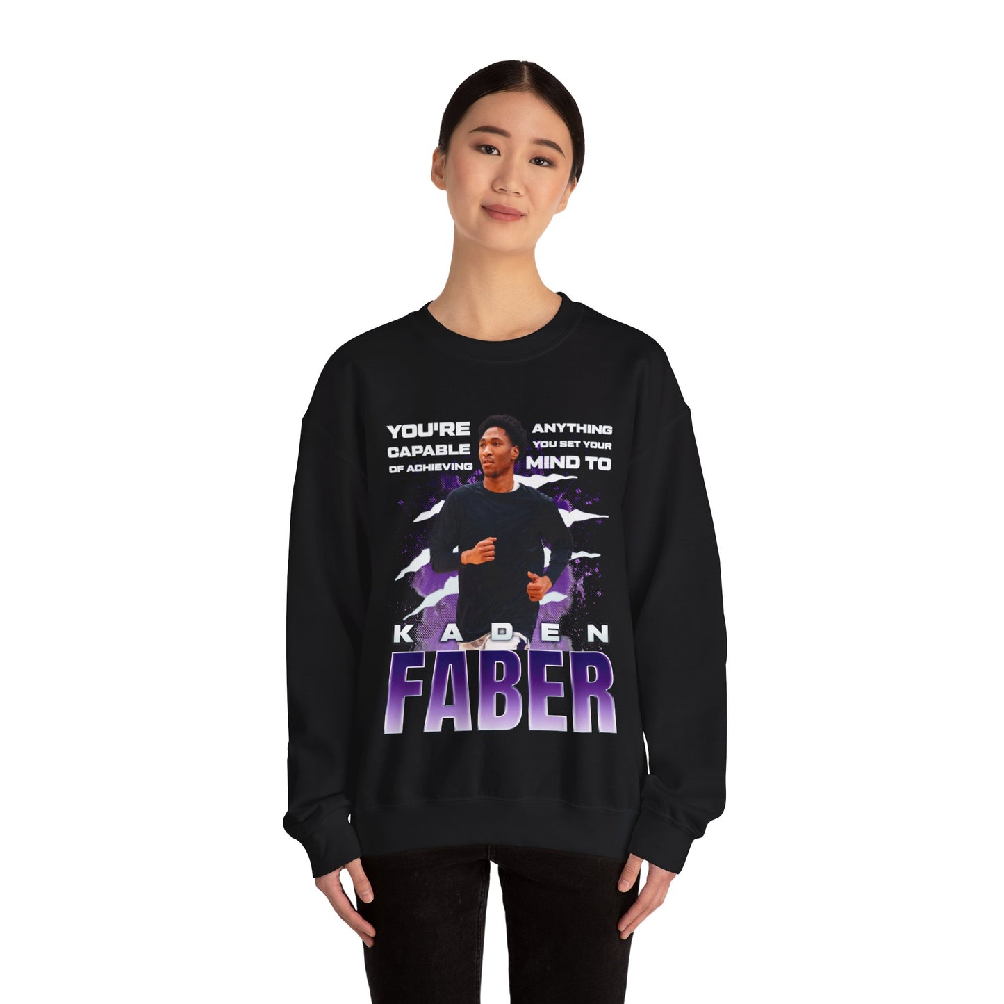 Kaden Faber Featured Quote Crewneck Sweatshirt