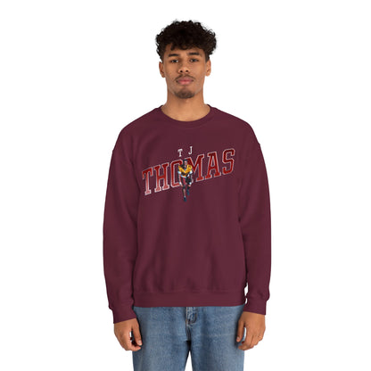TJ Thomas Cursive Combo Crewneck Sweatshirt