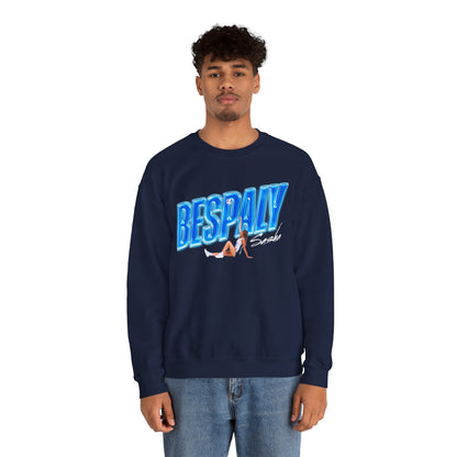 Sasha Bespaly Cursive Combo Colored Crewneck Sweatshirt
