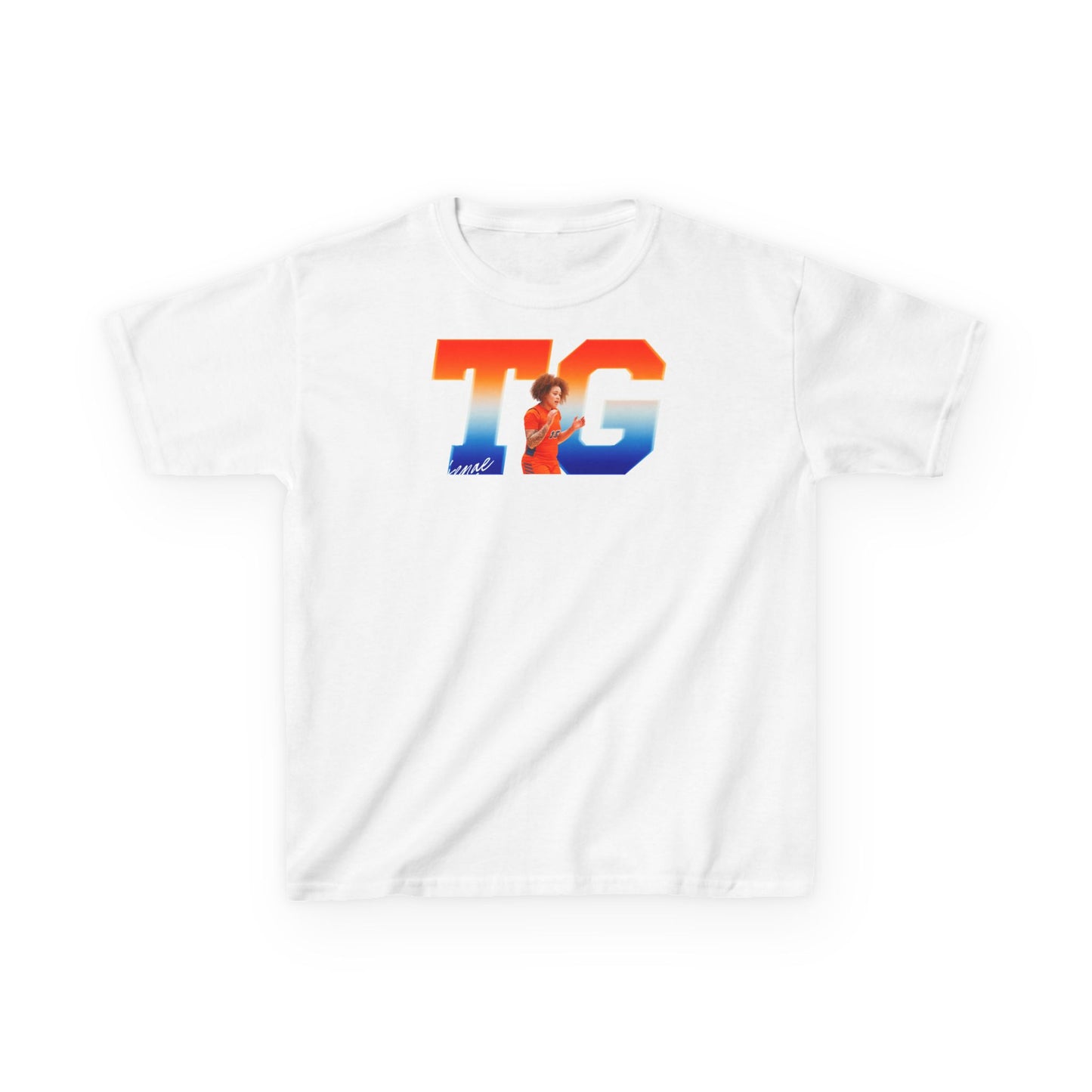 Tajenae Gooden Big Initials Kids Tee