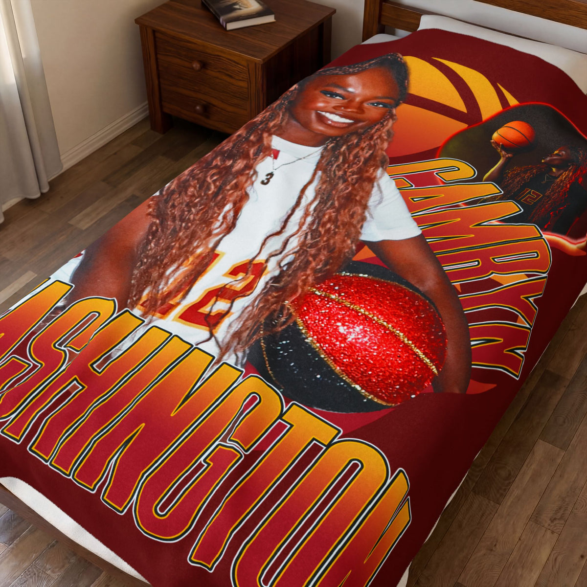 Camryn Washington 60"-80" Plush Blanket
