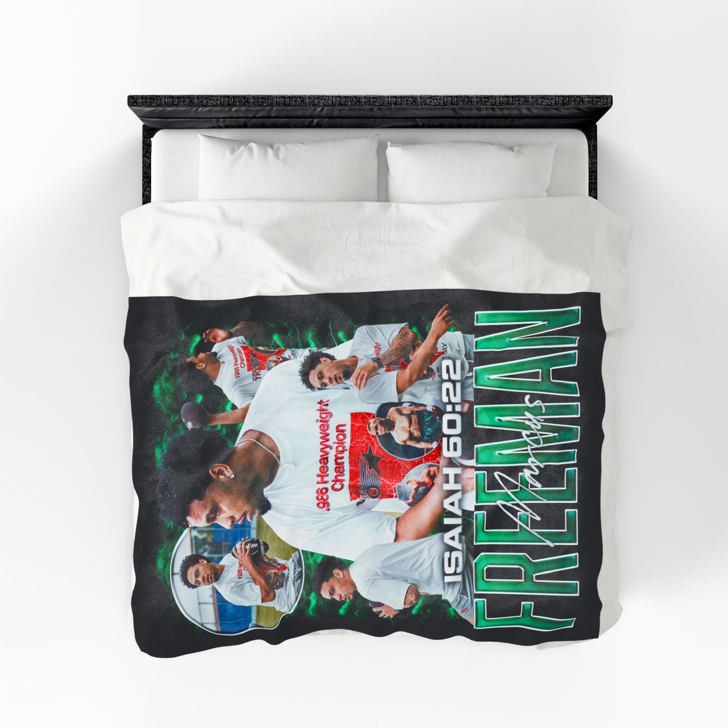 Copy of Marcus Freeman 60"-80" Plush Blanket
