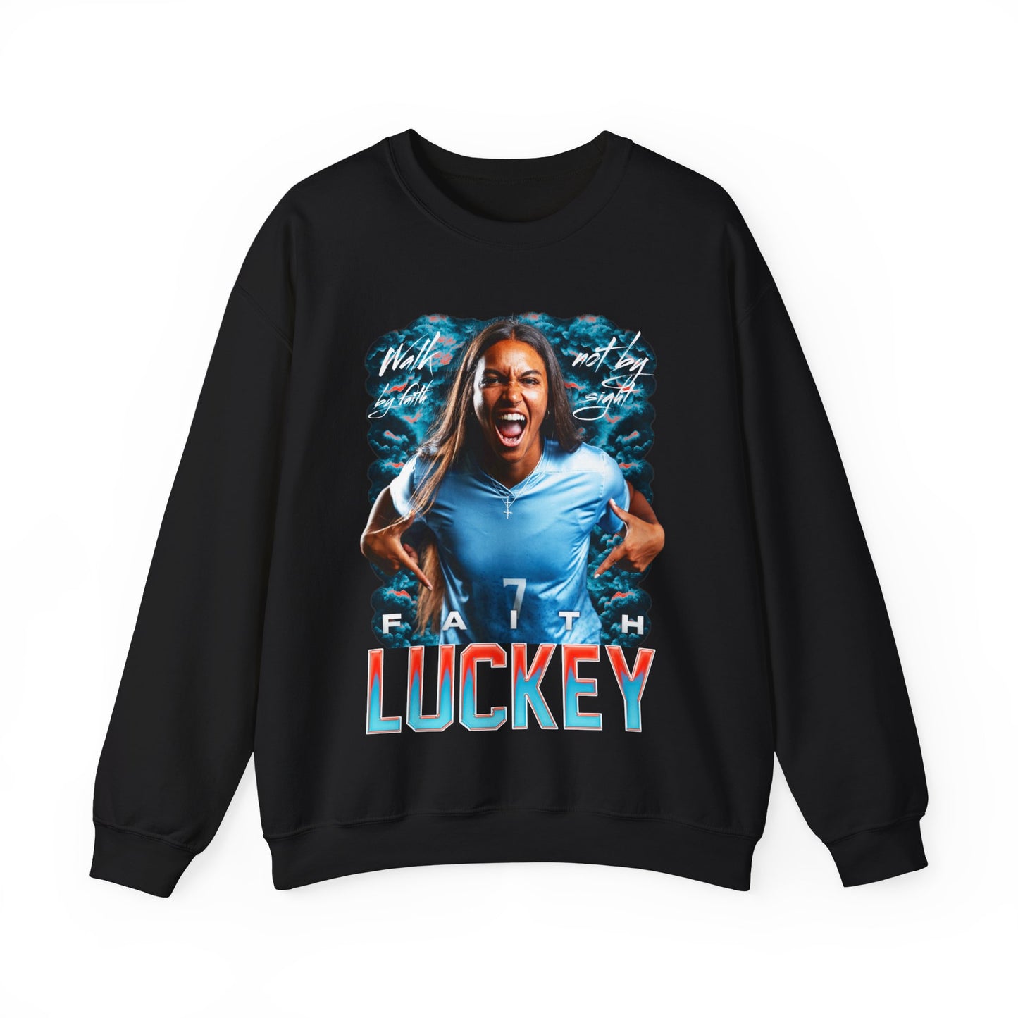 Faith Luckey Featured Quote Crewneck Sweatshirt