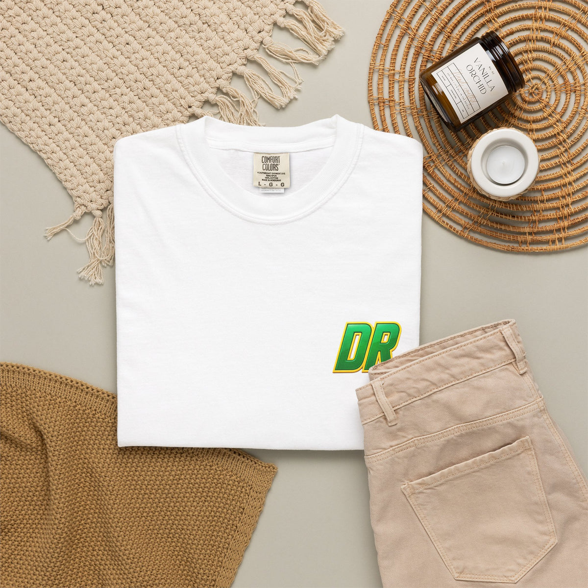 Diavian Robinson Logo Front & Back Premium Tee