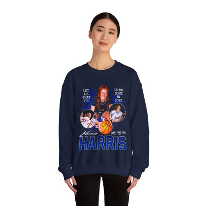 Addison Harris Featured Quote Crewneck Sweatshirt