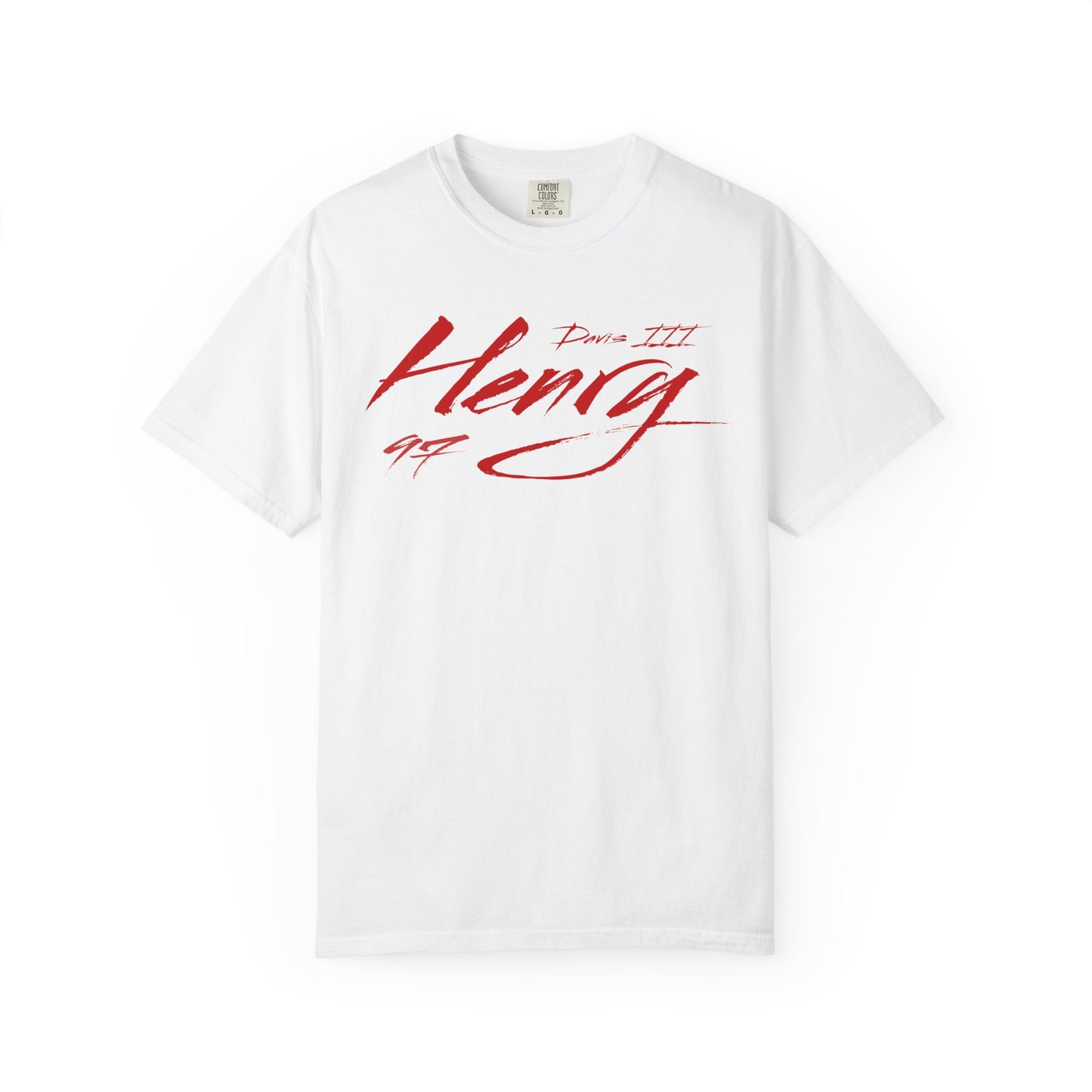 Henry Davis III Cursive Name & Number Premium Tee
