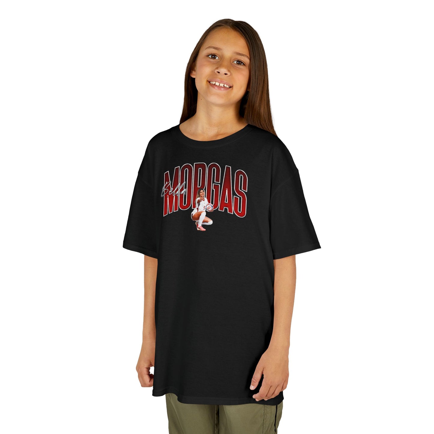 Bella Morgas Curved Combo Colored Kids Tee