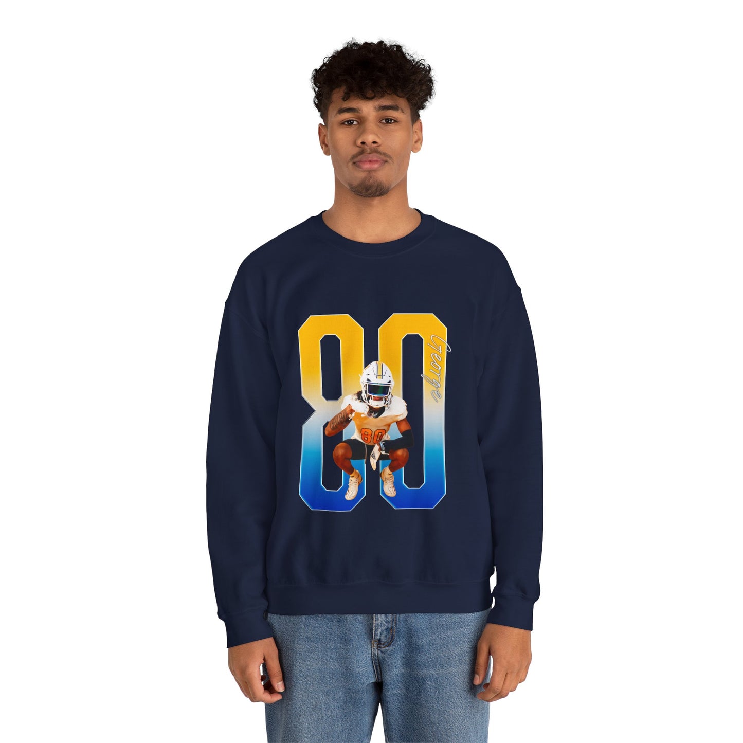 Jaden George Player Icon Number Crewneck Sweatshirt
