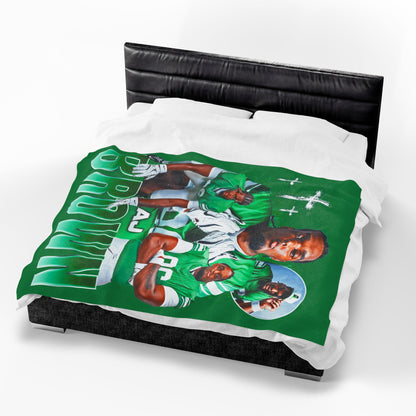 Aj Brown 60"-80" Plush Blanket