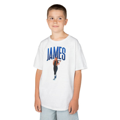 Jaley James Big Last Name Kids Tee