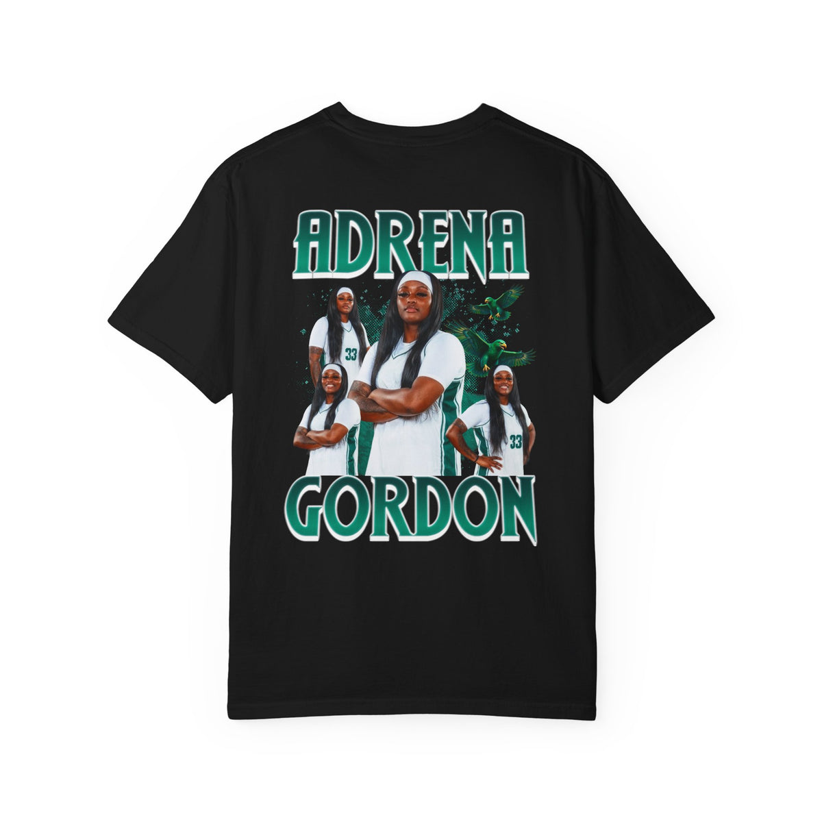 Adrena Gordon Logo Front & Back Premium Tee