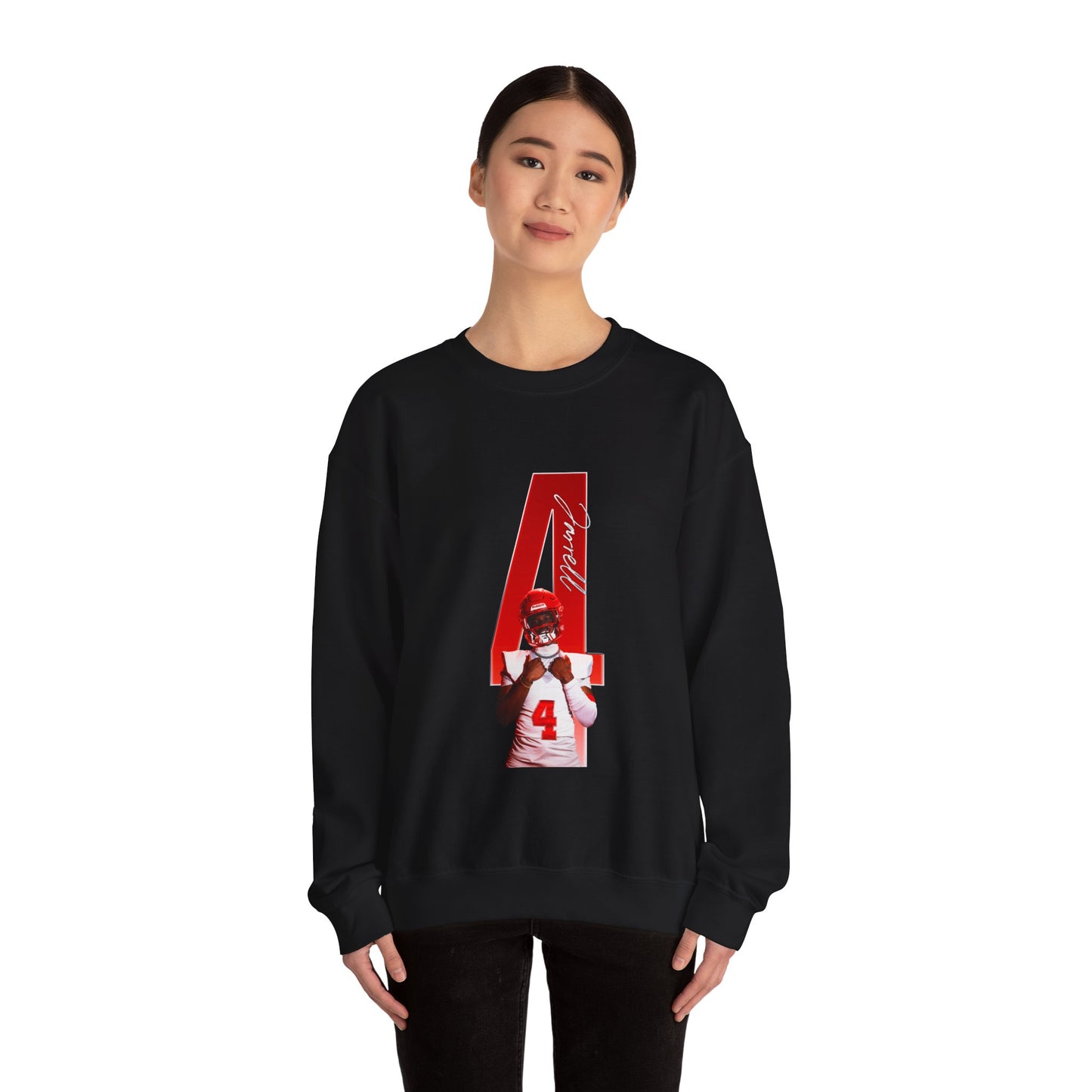 Tyson Jarrell Player Icon Number Crewneck Sweatshirt