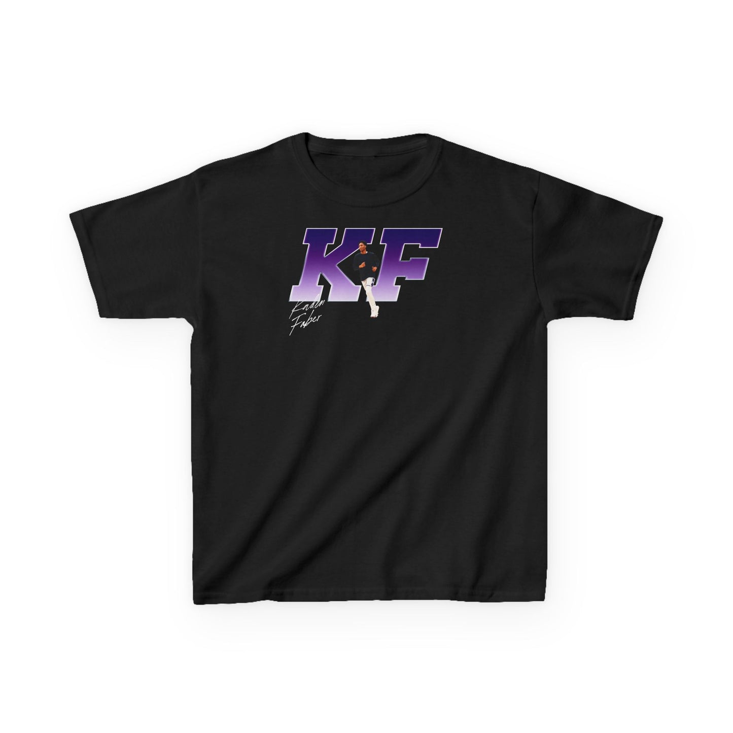 Kaden Faber Big Initials Kids Tee