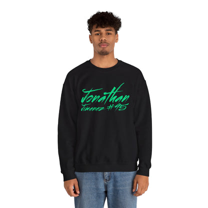 Jonathan Jimenez Cursive Name & Number Crewneck Sweatshirt