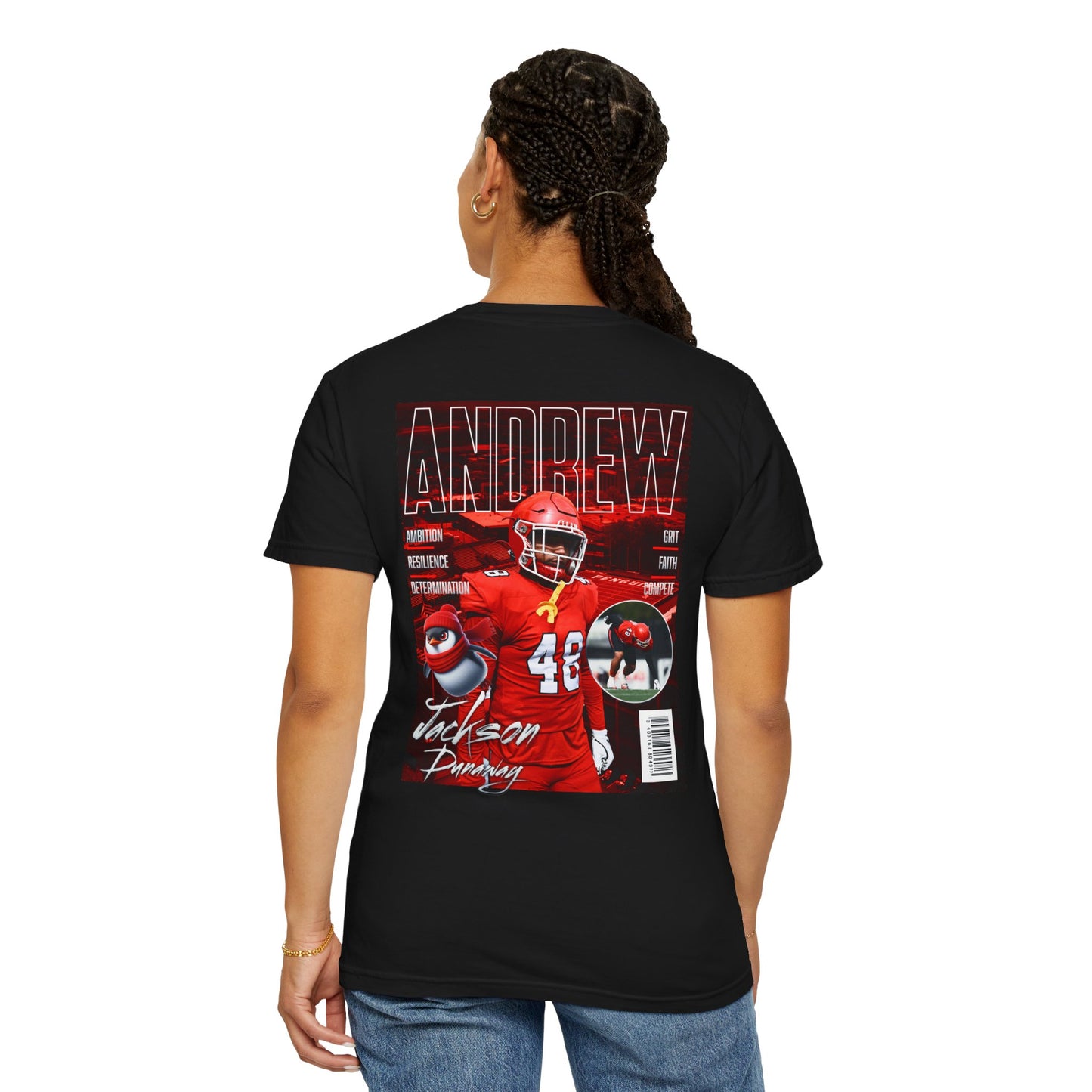 Andrew Jackson-Dunaway Logo Front & Back Premium Tee
