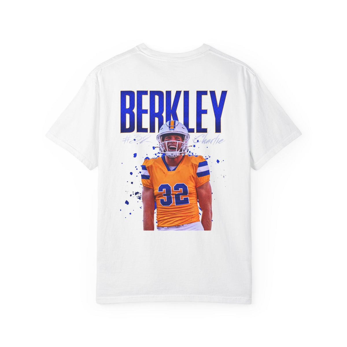 Charlie Berkley Logo Front & Back Premium Tee