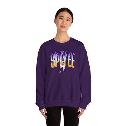 Emanuel Spiyee Curved Combo Colored Crewneck Sweatshirt