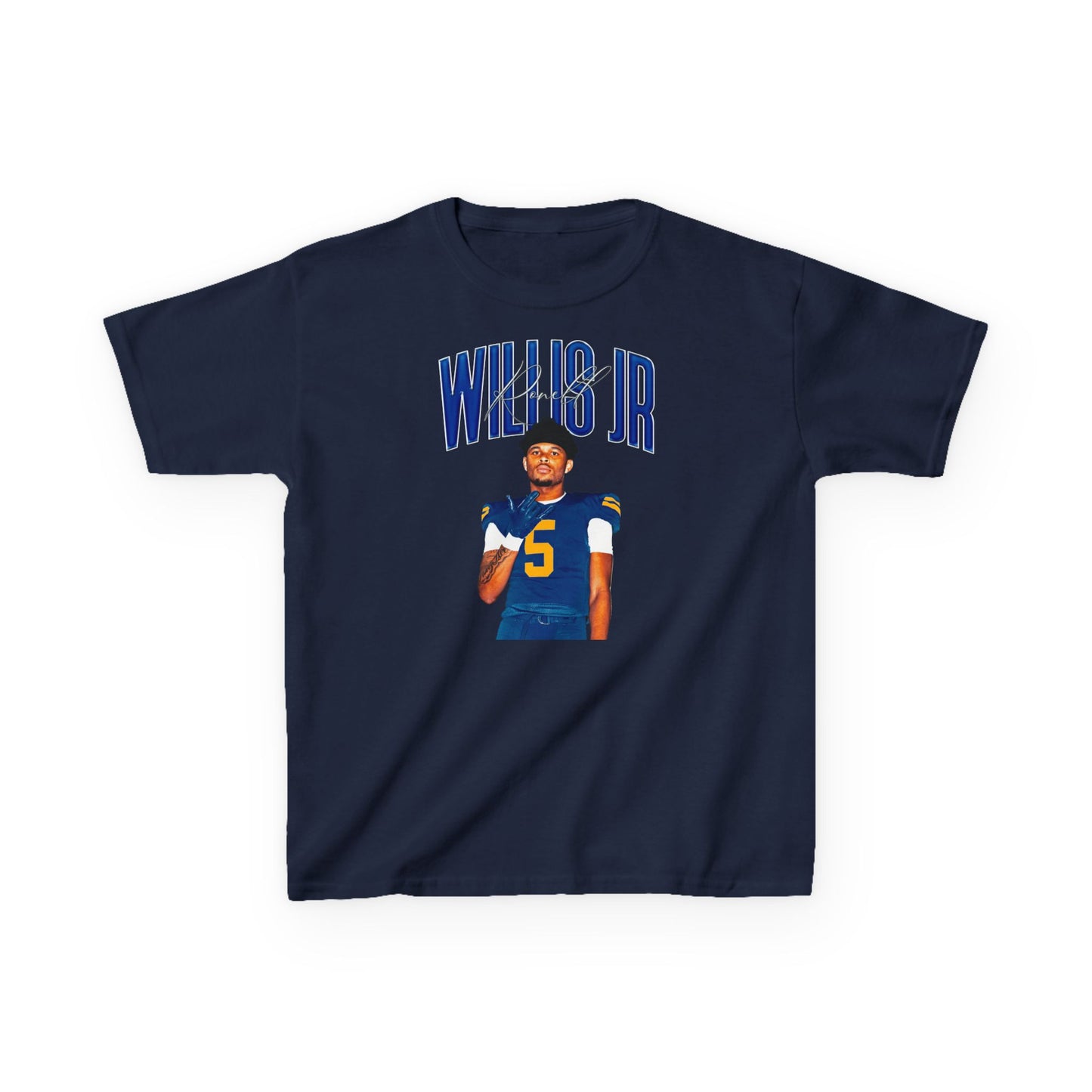 Ronell Willis Jr. Big Last Name Kids Tee