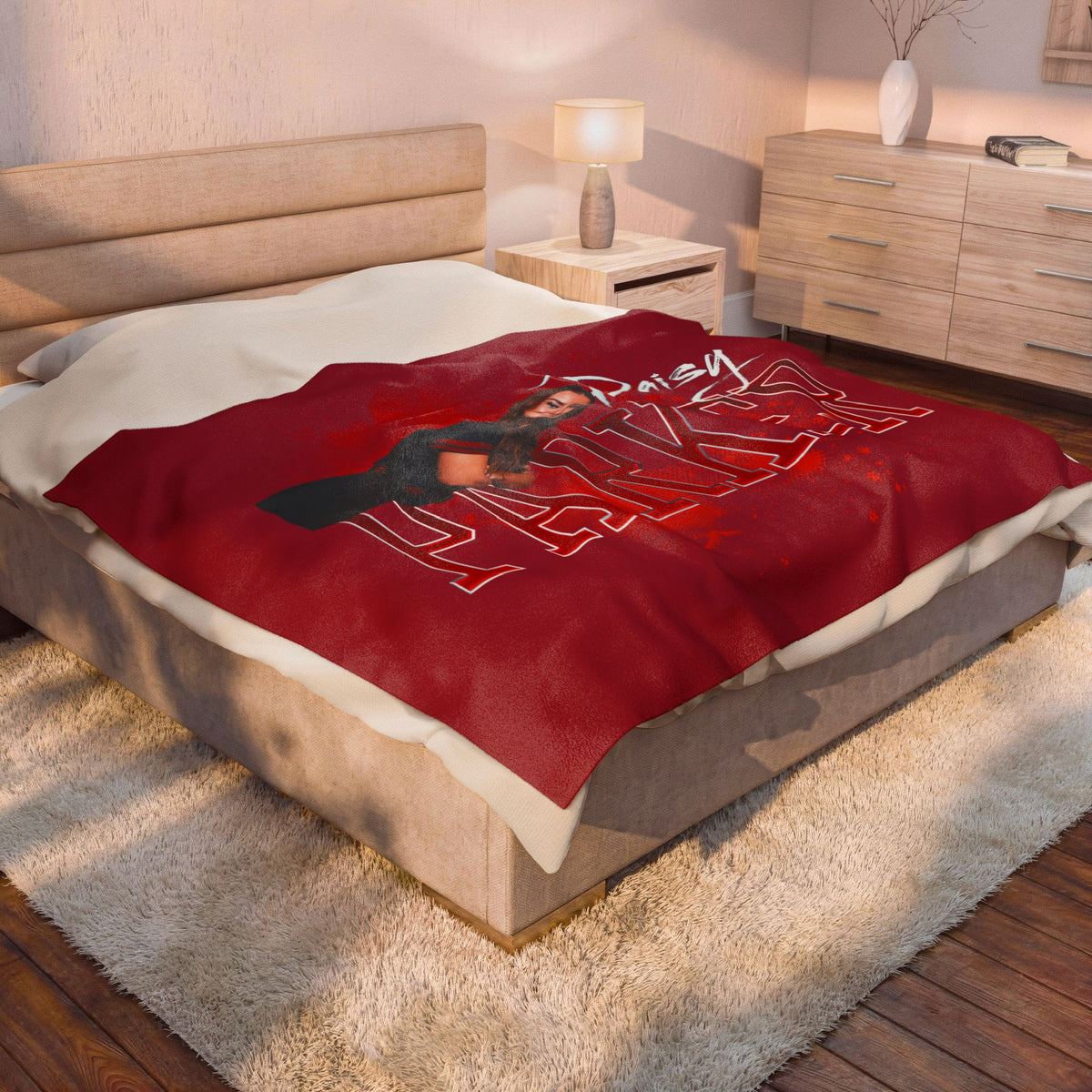 Daisy Parker 60"-80" Plush Blanket