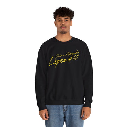 John-Alexander Lopez Cursive Name & Number Crewneck Sweatshirt