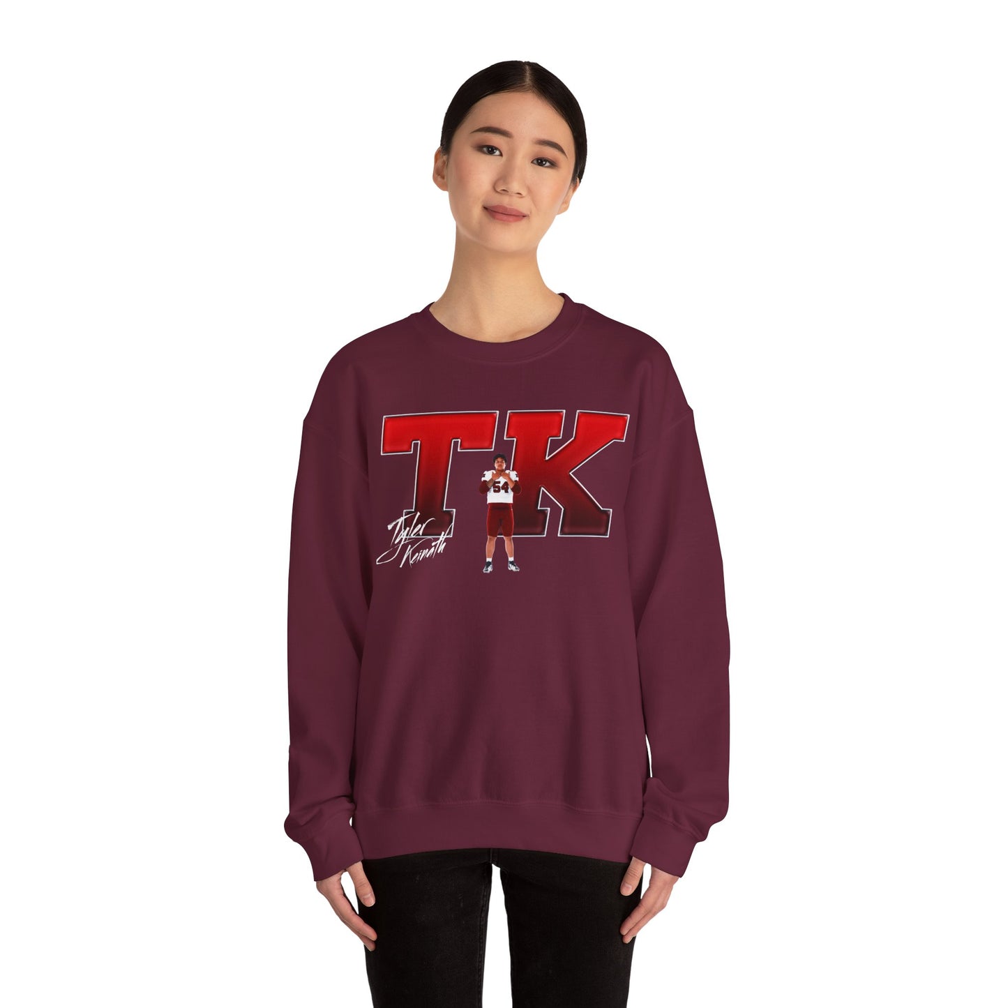 Tyler Keinath Big Initials Colored Crewneck Sweatshirt