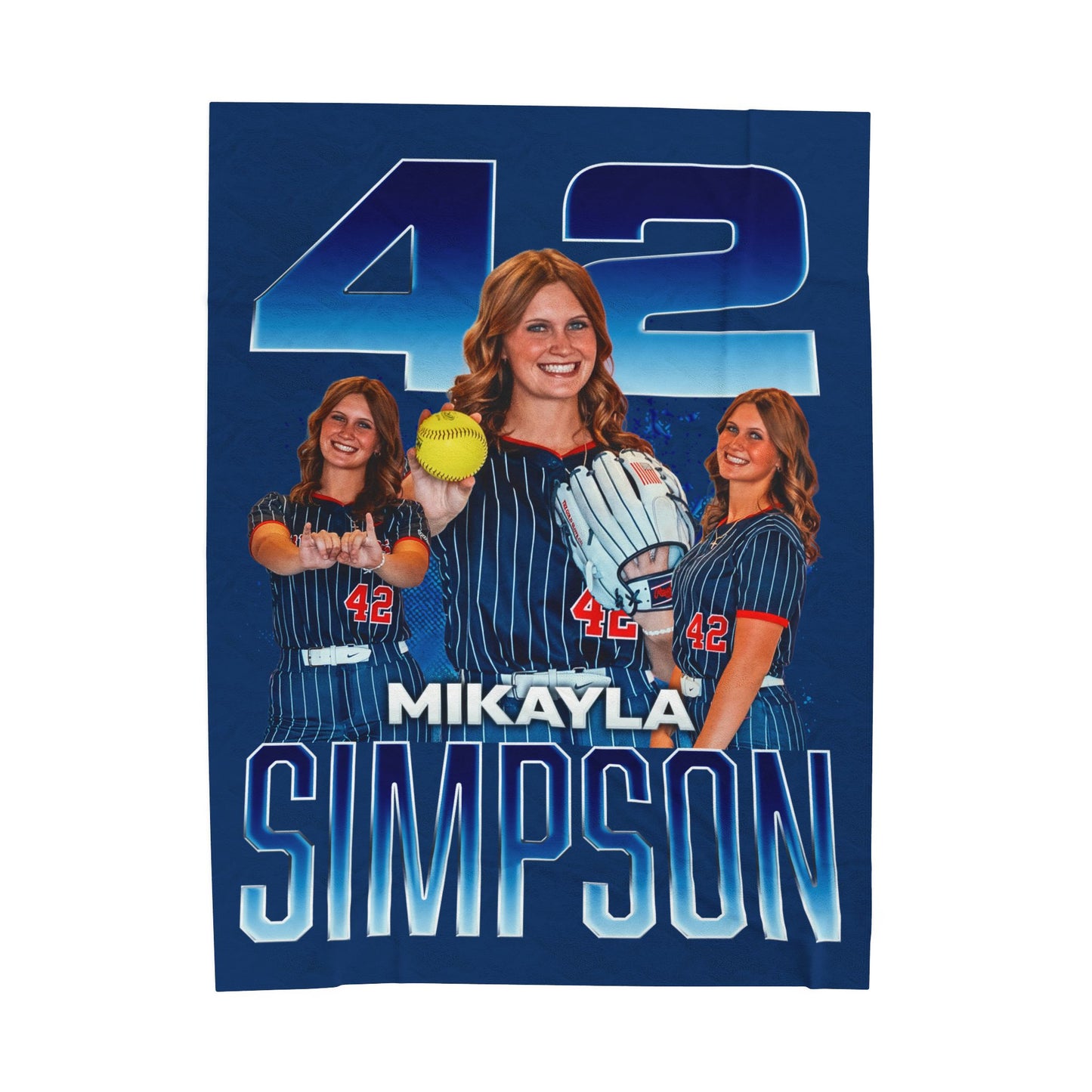 Mikayla Simpson 60"-80" Plush Blanket