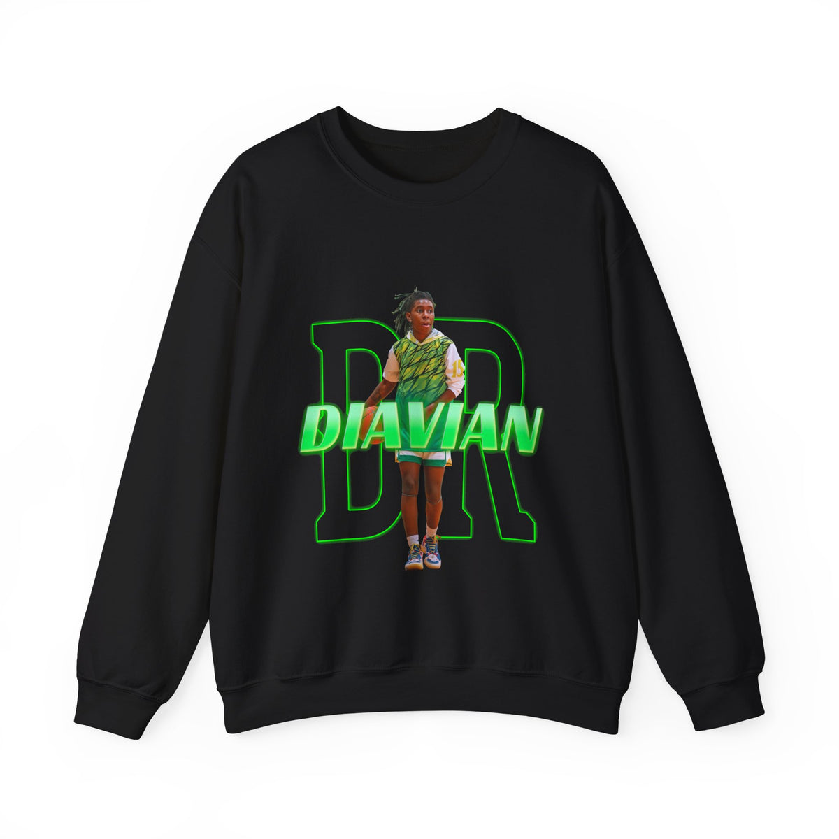Diavian Robinson Player Icon Initials Crewneck Sweatshirt