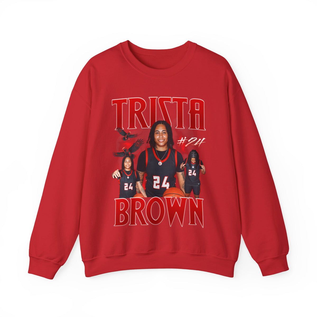 Trista Brown Crewneck Sweatshirt