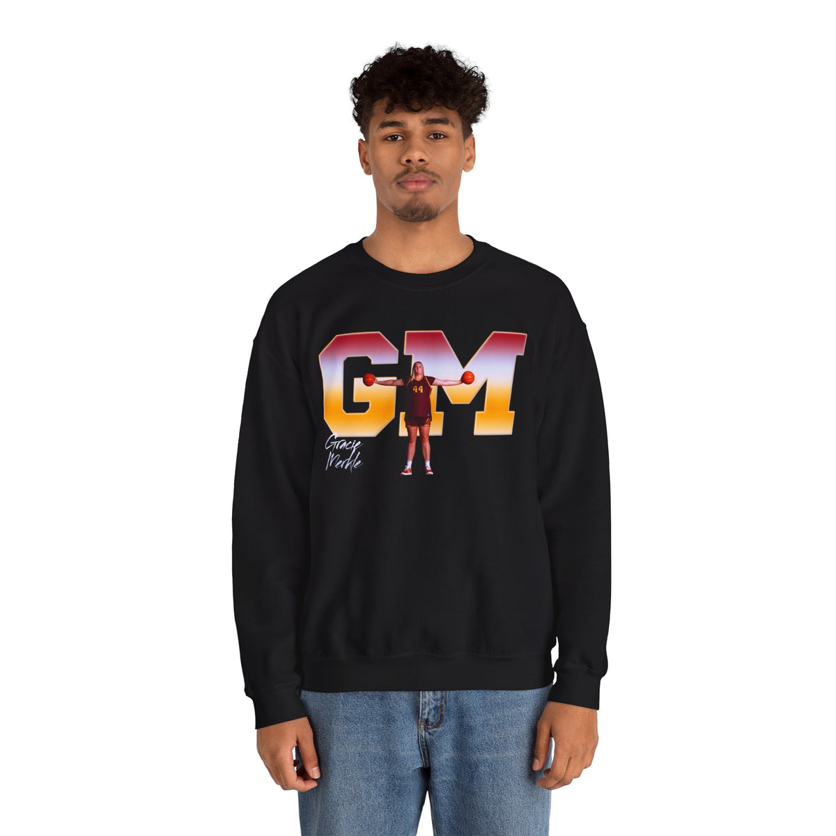 Gracie Merkle Big Initials Crewneck Sweatshirt