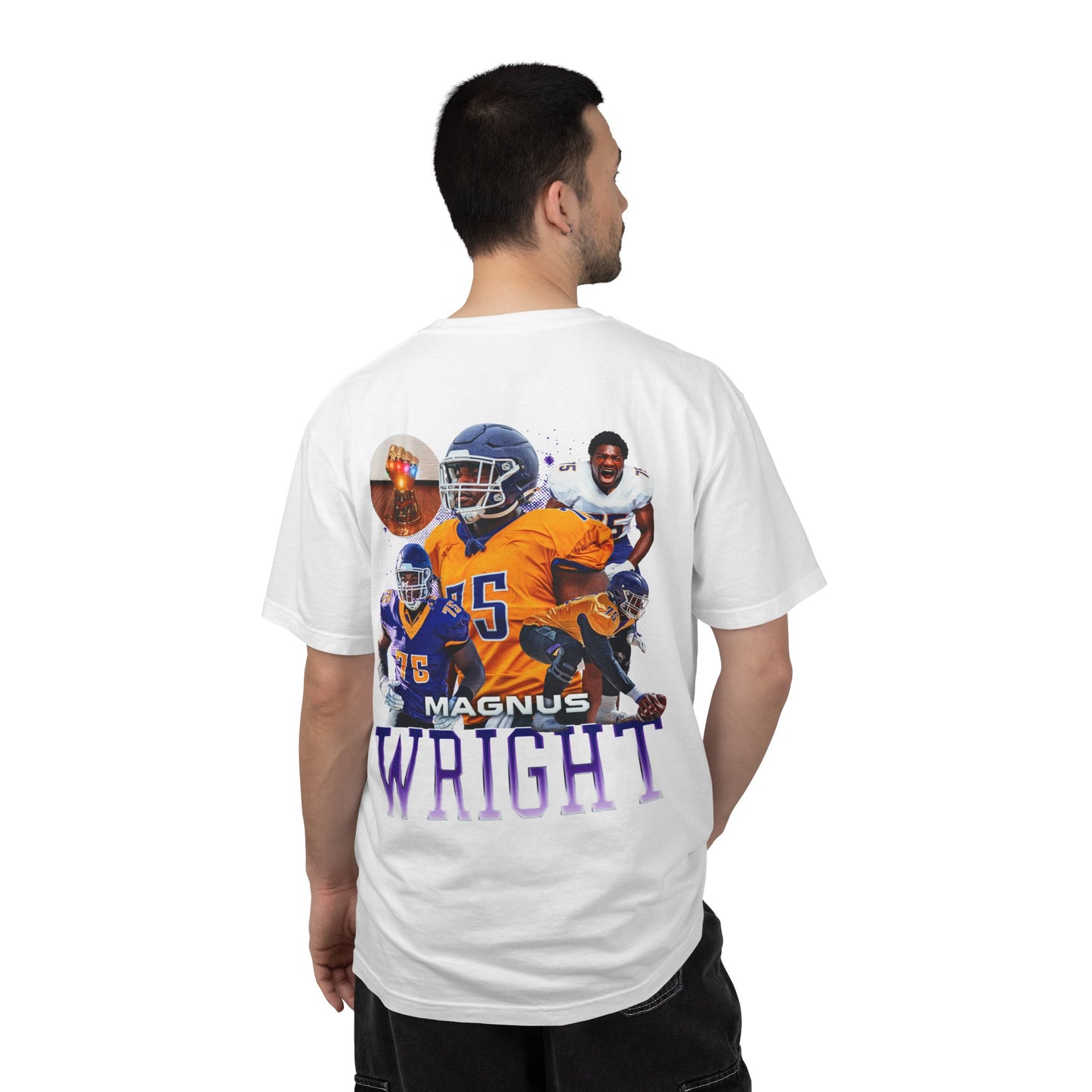 Magnus Wright Logo Front & Back Premium Tee