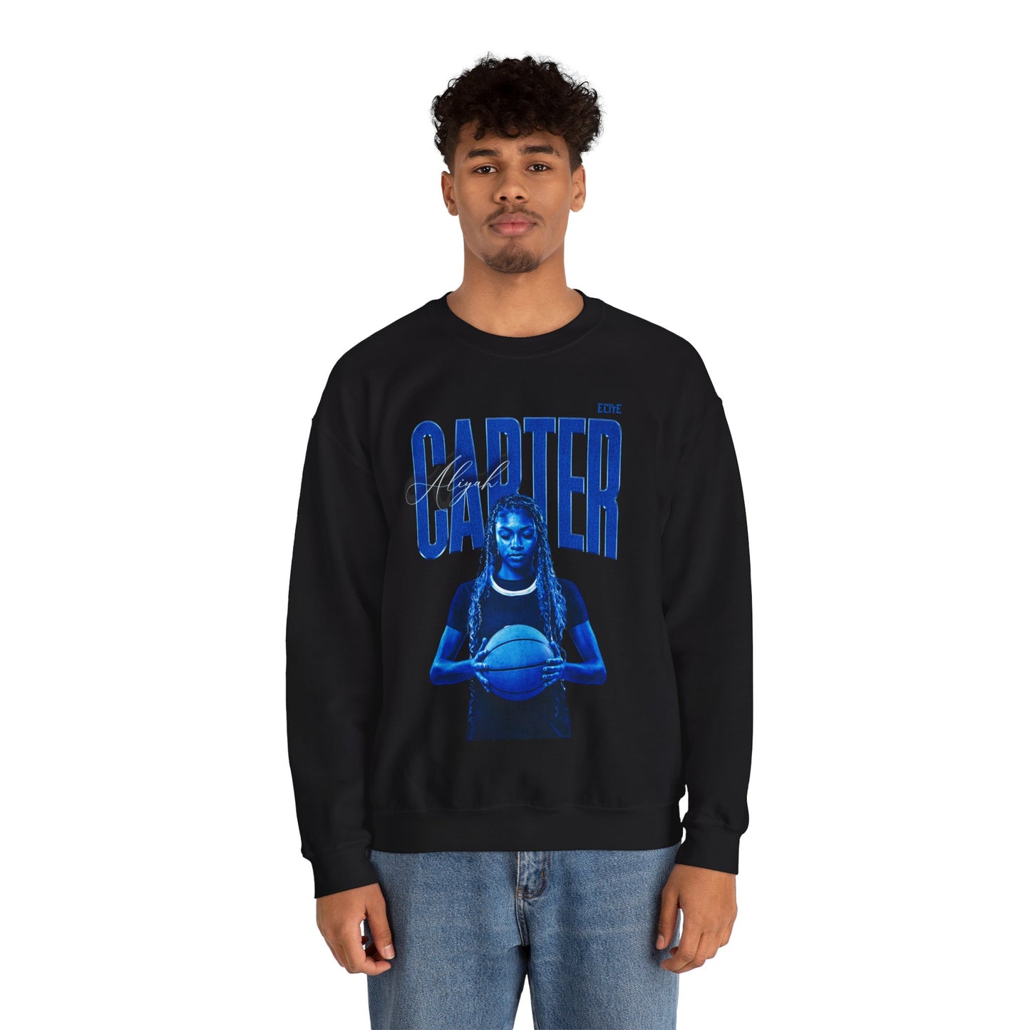 Aliyah Carter Faded Glory Crewneck Sweatshirt