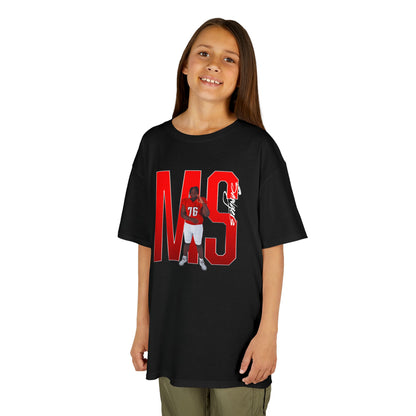 Myles Sawyers Player Icon Initials Kids Tee